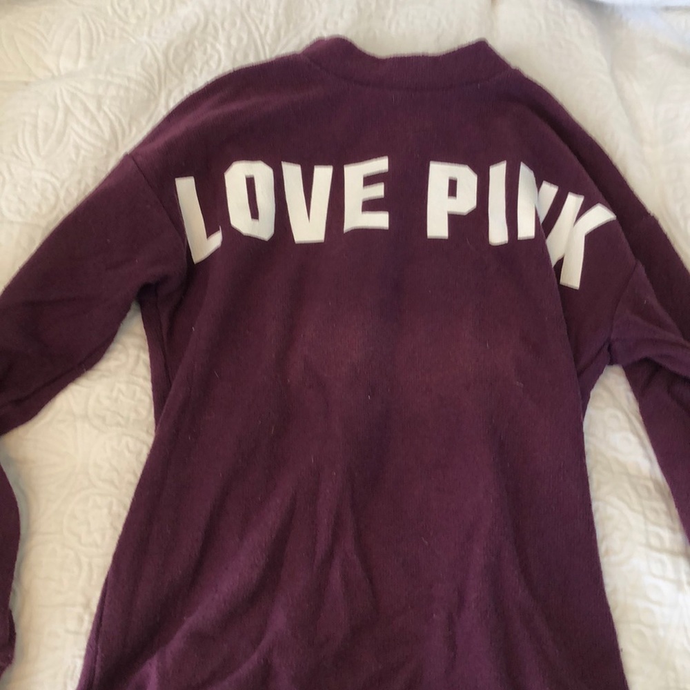 Maroon crew neck from Pink